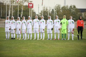 پیروزی یک بر صفر تیم ملی فوتبال زنان ایران مقابل بلاروس در دیداری دوستانه