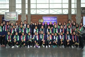 تیم ملی فوتبال زنان وارد تهران شد