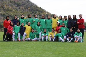 تمرین تیم ملی فوتبال زنان ایران در ترکیه + فیلم