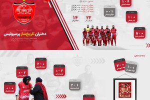 دختران تاریخ ساز پرسپولیس + اینفوگرافیک