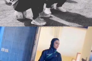 شوخی زهرا علیزاده با هم تیمی‌ها