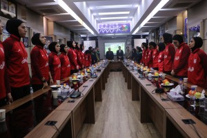 برگزاری مراسم بدرقه تیم ملی فوتبال زنان ایران