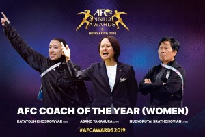 کتایون خسرویار نامزد بهترین مربی سال آسیا