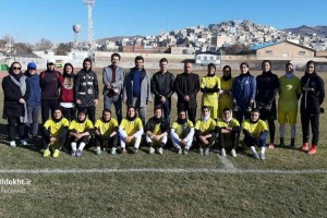 وریا غفوری در تمرین وچان کردستان