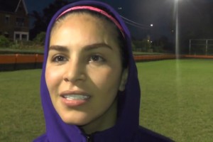 مصاحبه یاسمن فرمانی پس از اولین بازی در شارلروا