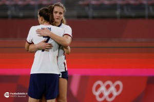 گزارش تصویری دیدار آمریکا و کانادا در نیمه نهایی المپیک زنان