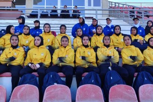 حضور بازیکنان و کادرفنی تیم ملی زیر 15 سال در دیدار تاجیکستان و ازبکستان