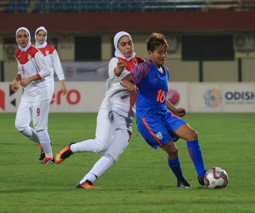 گزارش تصویری دیدار تیم های ملی فوتبال زنان ایران و هند
