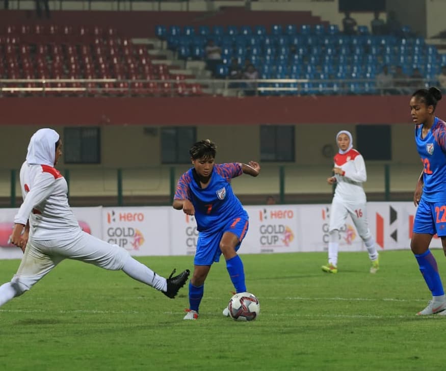 گزارش تصویری دیدار تیم های ملی فوتبال زنان ایران و هند