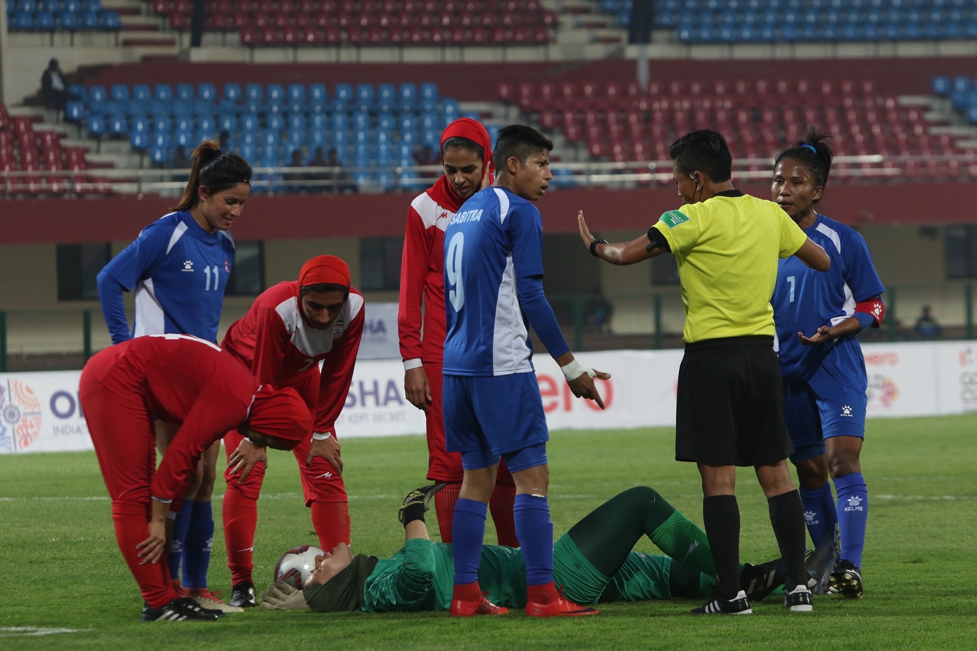 گزارش تصویری دیدار تیم ملی فوتبال زنان ایران و نپال گزارش تصویری دیدار تیم ملی فوتبال زنان ایران و نپال