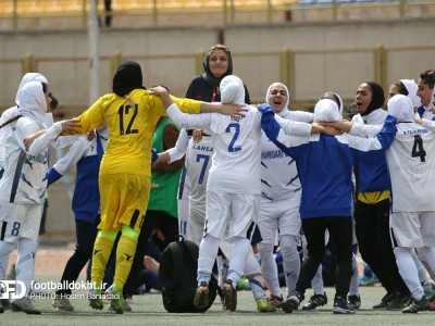 شهرداری بم قهرمان نیم فصل نخست رقابت های لیگ فوتبال زنان + جدول
