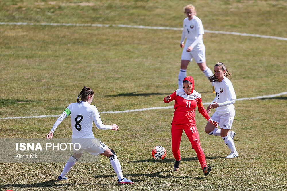 گزارش تصویری دیدار دوستانه تیم ملی فوتبال زنان ایران و بلاروس گزارش تصویری دیدار دوستانه تیم ملی فوتبال زنان ایران و بلاروس