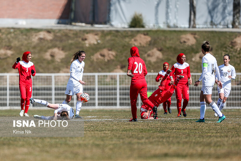 گزارش تصویری دیدار دوستانه تیم ملی فوتبال زنان ایران و بلاروس گزارش تصویری دیدار دوستانه تیم ملی فوتبال زنان ایران و بلاروس