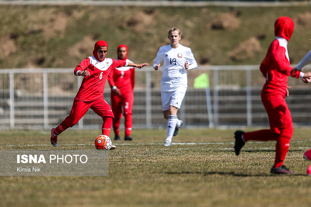 گزارش تصویری دیدار دوستانه تیم ملی فوتبال زنان ایران و بلاروس گزارش تصویری دیدار دوستانه تیم ملی فوتبال زنان ایران و بلاروس