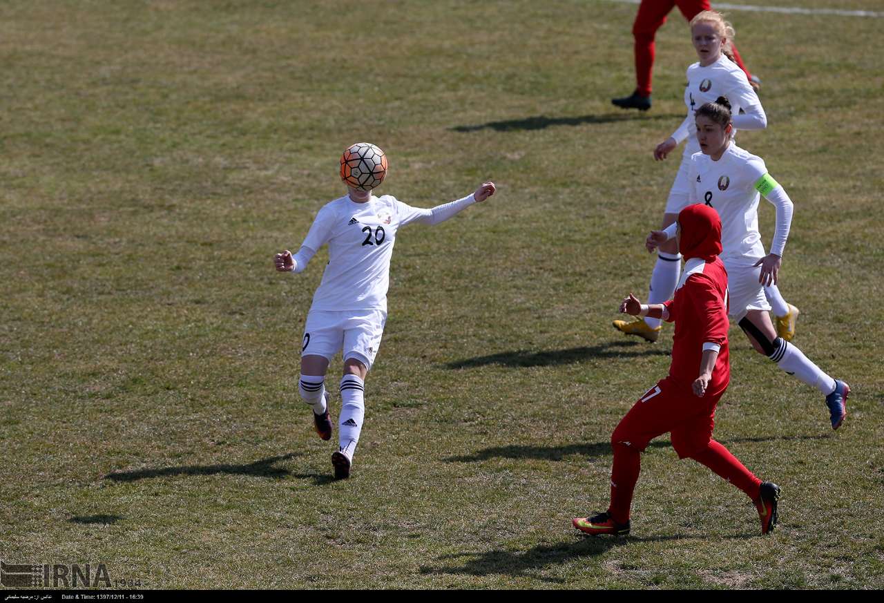گزارش تصویری دیدار دوستانه تیم ملی فوتبال زنان ایران و بلاروس گزارش تصویری دیدار دوستانه تیم ملی فوتبال زنان ایران و بلاروس