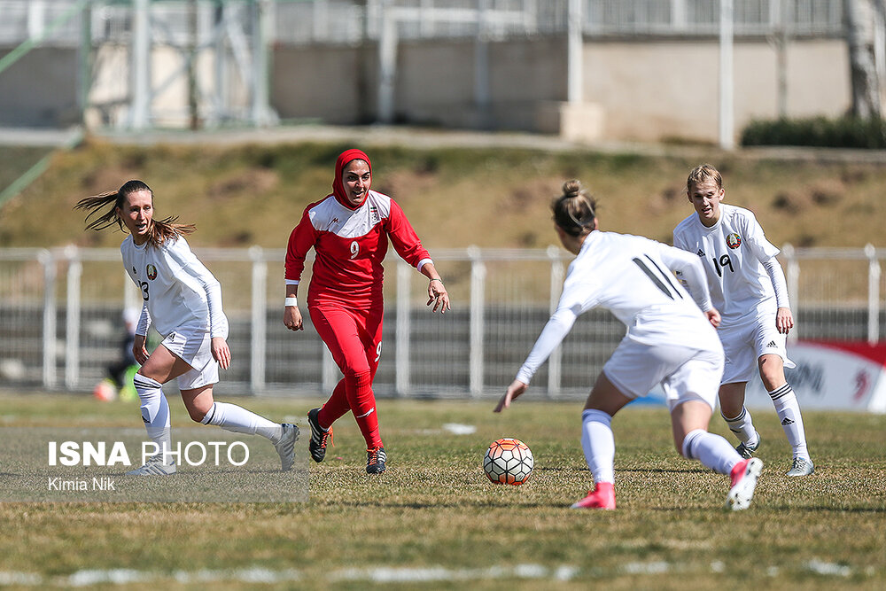 گزارش تصویری دیدار دوستانه تیم ملی فوتبال زنان ایران و بلاروس گزارش تصویری دیدار دوستانه تیم ملی فوتبال زنان ایران و بلاروس