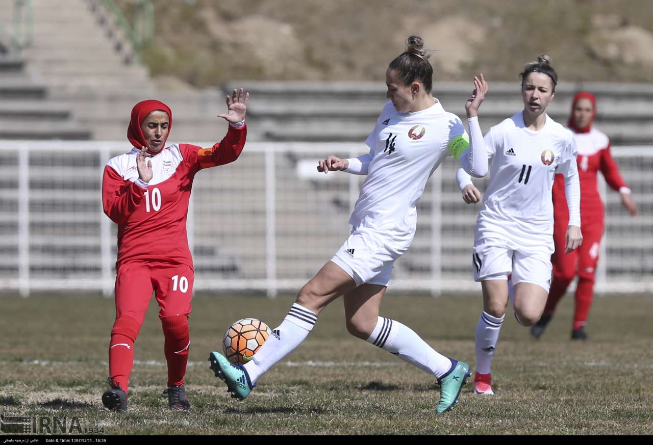 گزارش تصویری دیدار دوستانه تیم ملی فوتبال زنان ایران و بلاروس گزارش تصویری دیدار دوستانه تیم ملی فوتبال زنان ایران و بلاروس