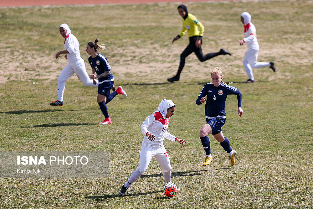 گزارش تصویری دومین دیدار دوستانه فوتبال زنان ایران و بلاروس گزارش تصویری دومین دیدار دوستانه فوتبال زنان ایران و بلاروس