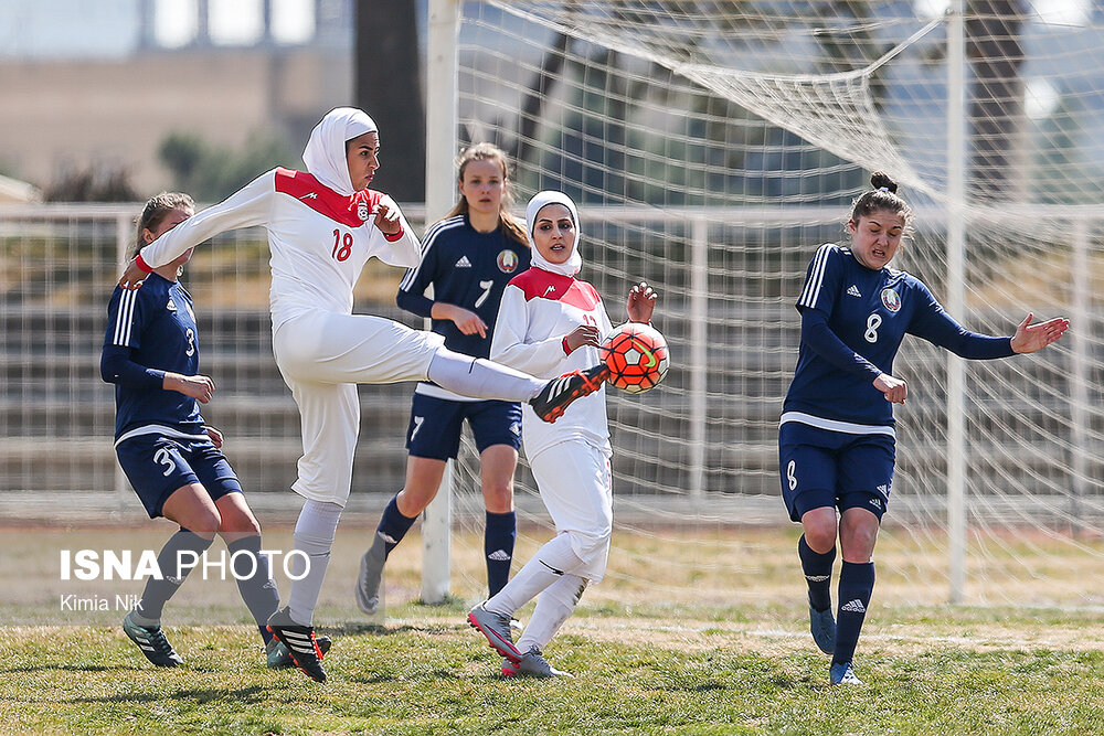 گزارش تصویری دومین دیدار دوستانه فوتبال زنان ایران و بلاروس گزارش تصویری دومین دیدار دوستانه فوتبال زنان ایران و بلاروس
