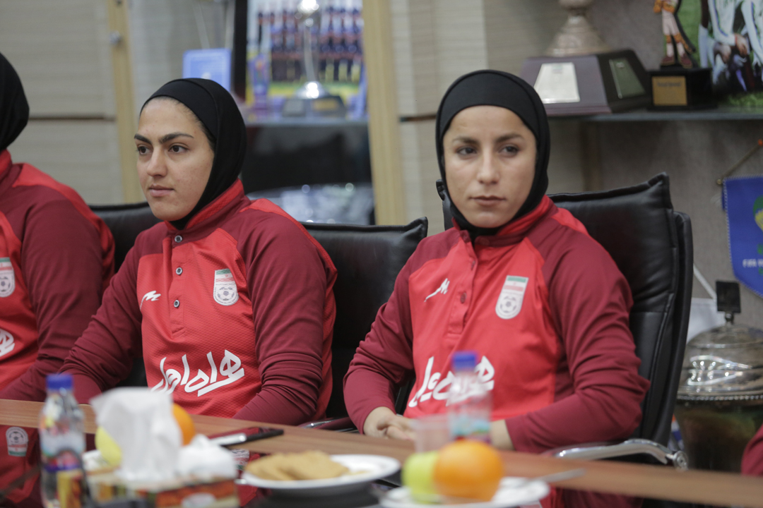 برگزاری مراسم بدرقه تیم ملی فوتبال زنان ایران