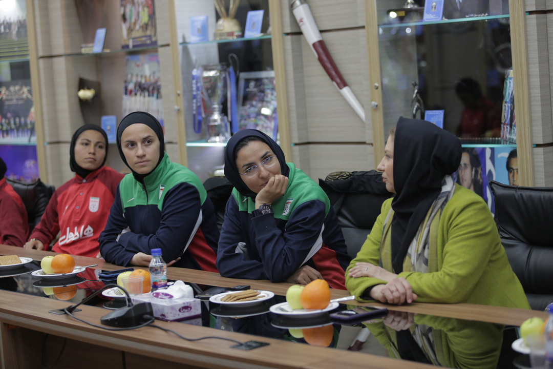 برگزاری مراسم بدرقه تیم ملی فوتبال زنان ایران