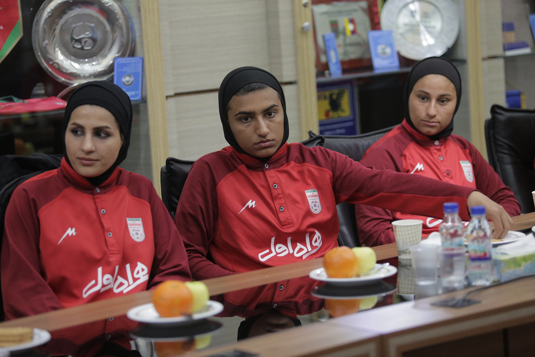 برگزاری مراسم بدرقه تیم ملی فوتبال زنان ایران