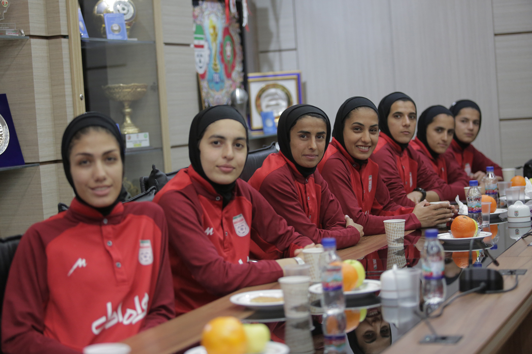 برگزاری مراسم بدرقه تیم ملی فوتبال زنان ایران