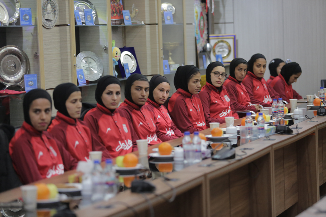 برگزاری مراسم بدرقه تیم ملی فوتبال زنان ایران