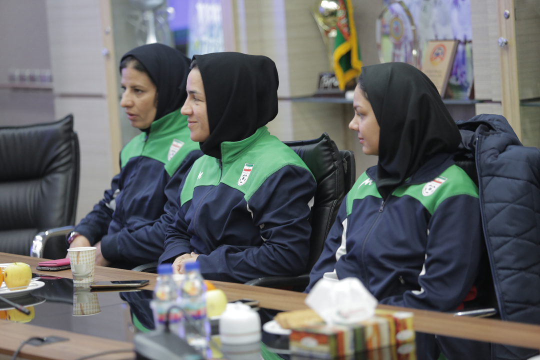 برگزاری مراسم بدرقه تیم ملی فوتبال زنان ایران