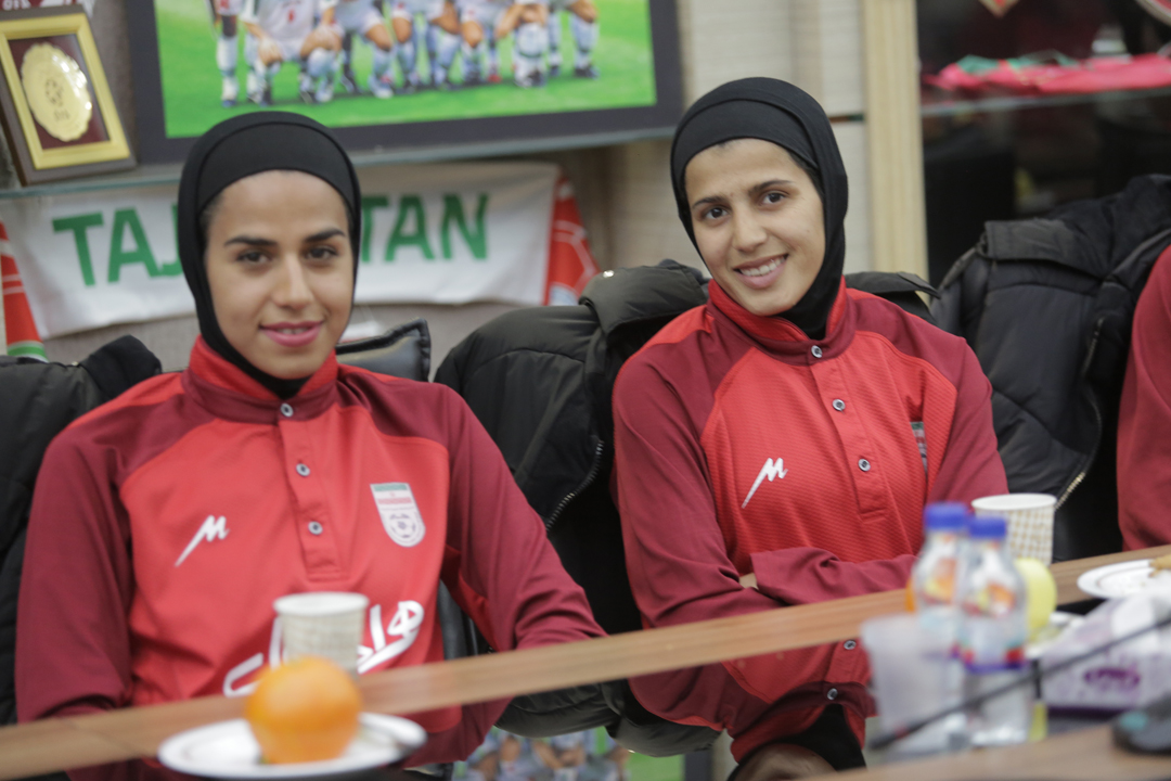 برگزاری مراسم بدرقه تیم ملی فوتبال زنان ایران