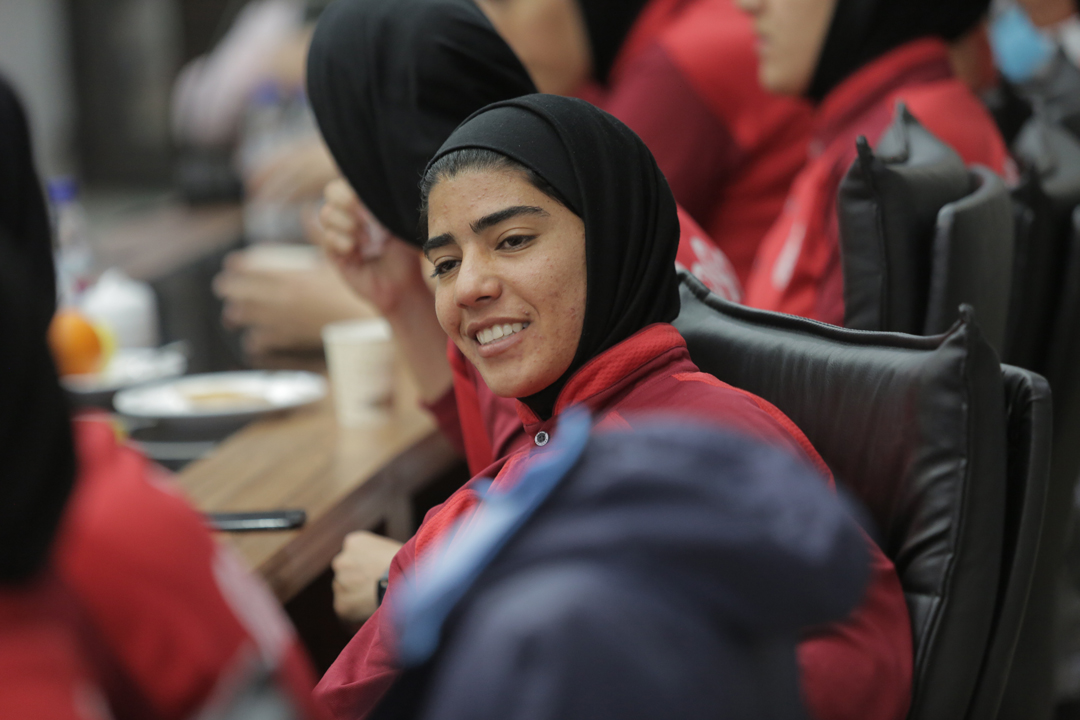 برگزاری مراسم بدرقه تیم ملی فوتبال زنان ایران