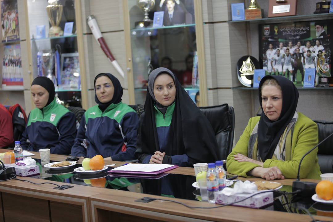 برگزاری مراسم بدرقه تیم ملی فوتبال زنان ایران