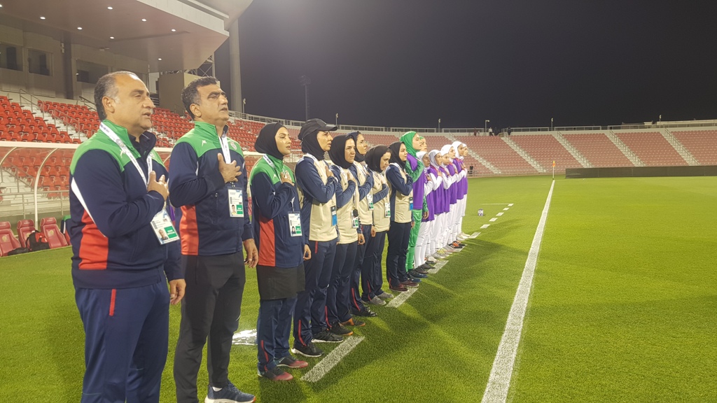 گزارش تصویری دیدار تیم های ملی فوتبال زنان ایران و فیلیپین