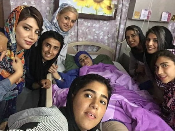 هاجر شاه ملک پور پای خود را به تیغ جراحان سپرد