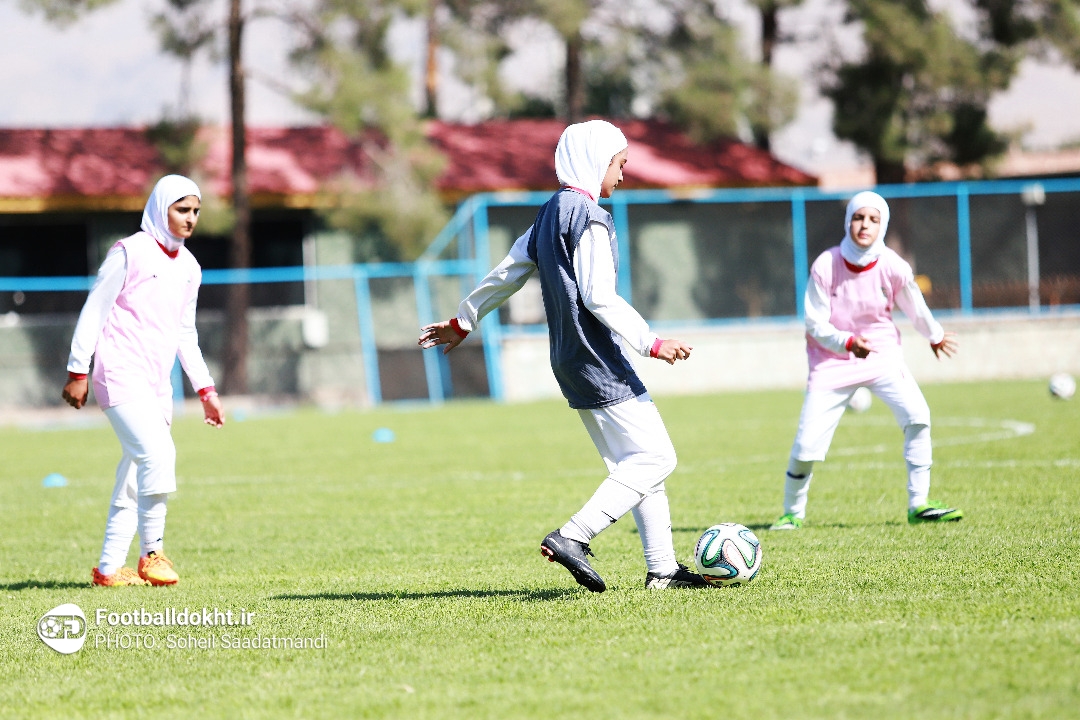 تمرینات تیم زیر 15 سال دختران در مجموعه الیاف