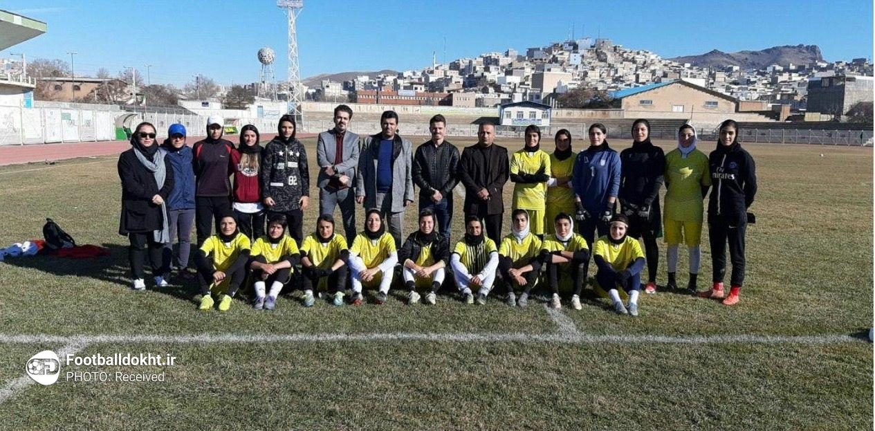وریا غفوری در تمرین وچان کردستان
