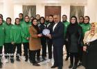 میهمانی دختران فوتسالیست در سفارت ایران میهمانی دختران فوتسالیست در سفارت ایران
