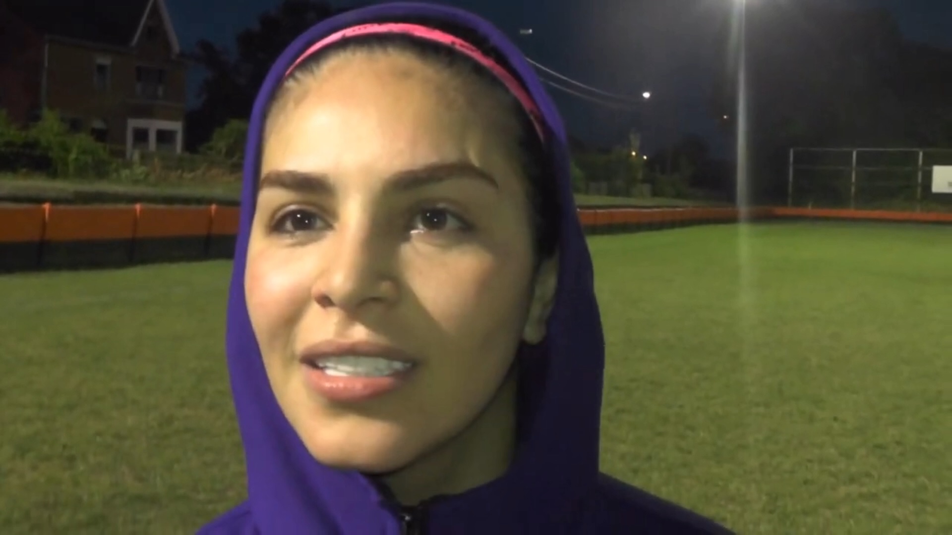 مصاحبه یاسمن فرمانی پس از اولین بازی در شارلروا