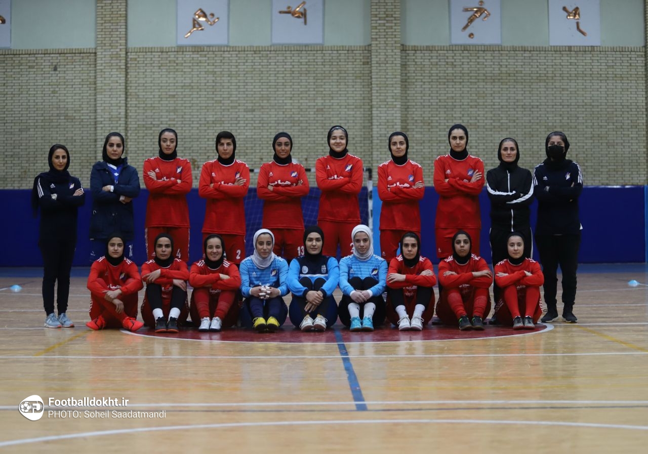 تمرینات آماده‌سازی تیم فوتسال زنان رهیاب گستر تهران