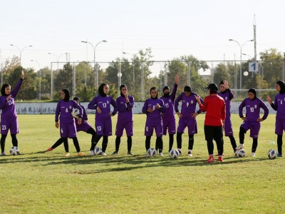 برگزاری اردوی آماده سازی تیم ملی فوتبال زنان در جزیره کیش