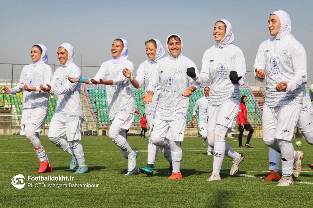 گزارش تصویری دیدار فوتبال زنان ذوب آهن و کیان نیشابور