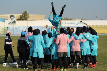 گزارش تصویری تمرین تیم ملی فوتبال زنان در کیش